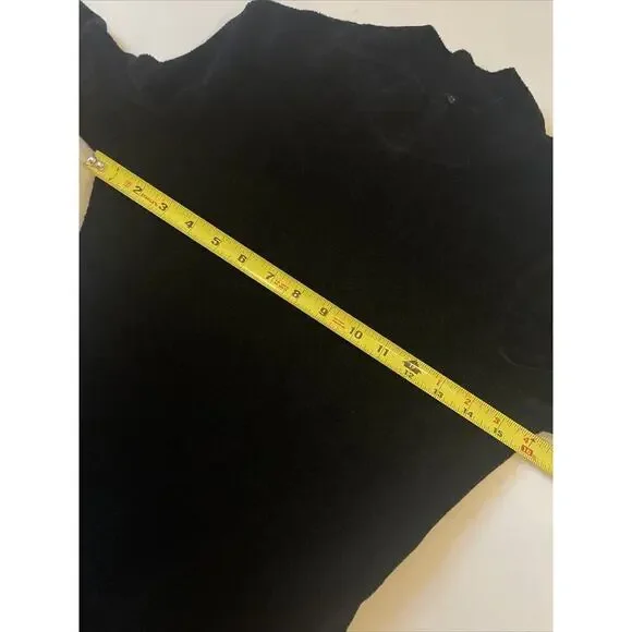 Ralph Lauren Collection Velvet Turtleneck Evening Sweater Maxi Dress Long Size L - Picture 6 of 9